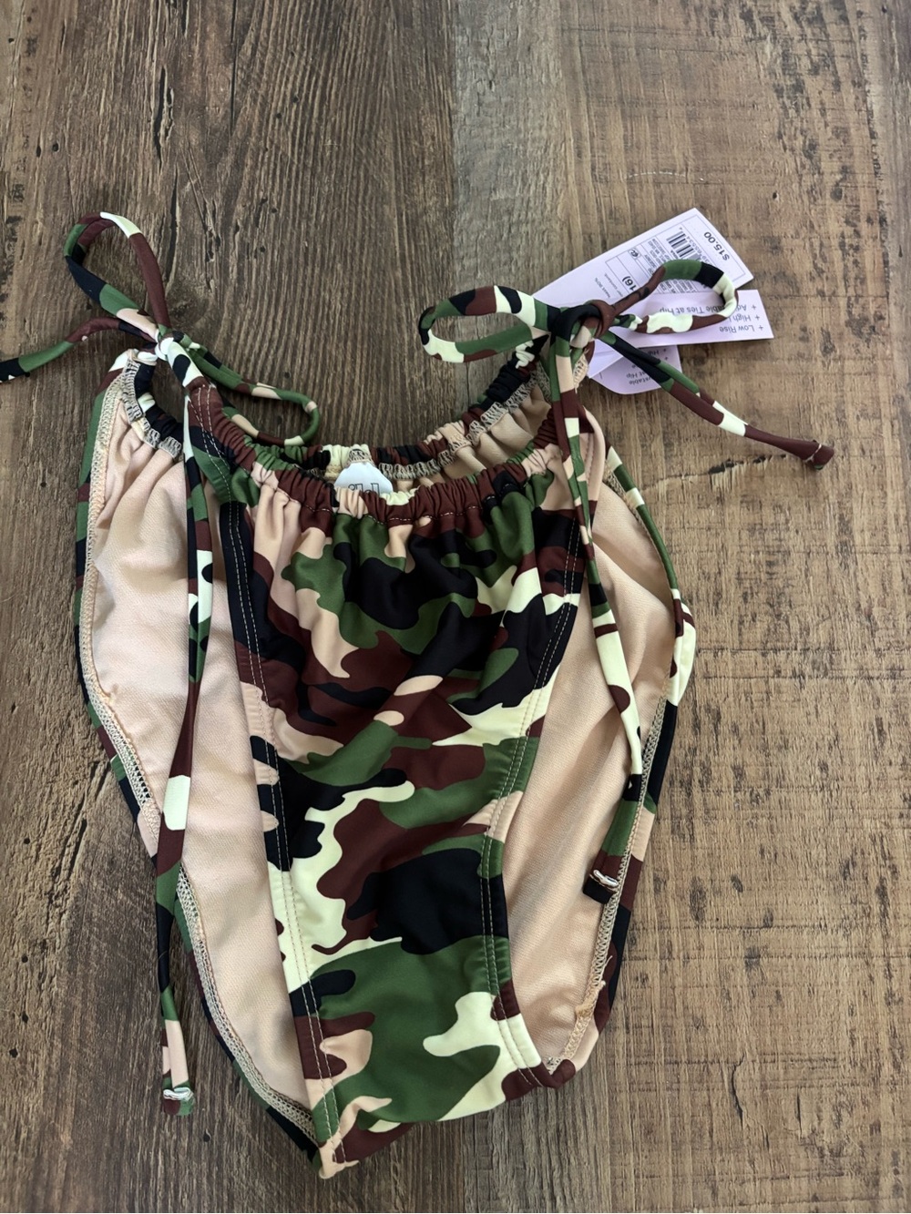 wild fable Camo Print Green Brown Black Bikini Bottoms